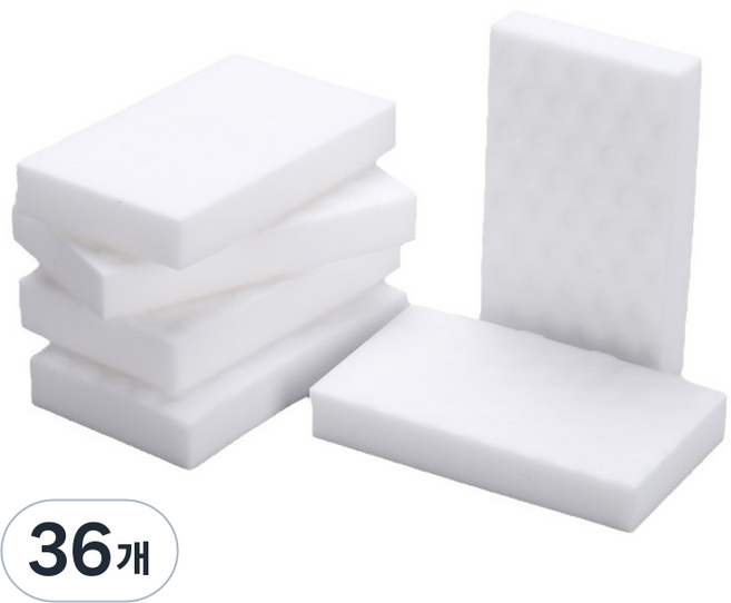강력 세정 나노 스펀지 주방 오염 제거 설거지 용품 12개, 36개
