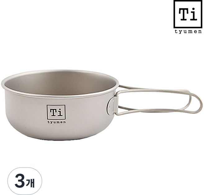 튜맨 티타늄 시에라 200 TI-SI001 캠핑 백패킹, 3개, 실버