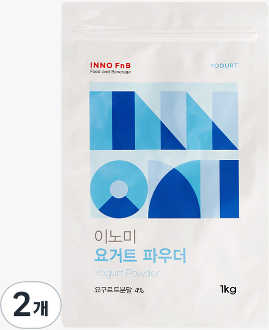 이노라이즈 이노미 요거트 파우더, 1kg, 2개, 1개입