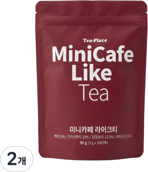 미니카페라이크티 루틴티 치커리커피 백태콩 커피분위기 보리커피 티플레이스 30티백 건강차 TEA, 2개, 30개입, 3g