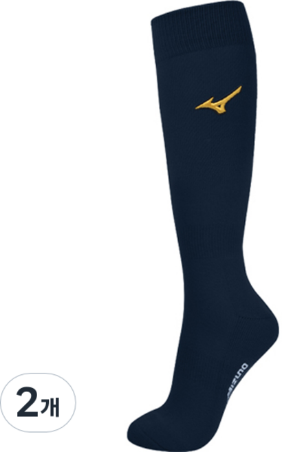 미즈노 야구양말 12YX1U2114 남색, 2개