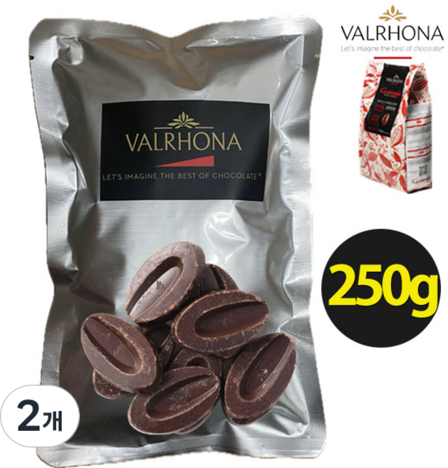 발로나 과나하 70% 초콜릿 파우치, 2개, 250g