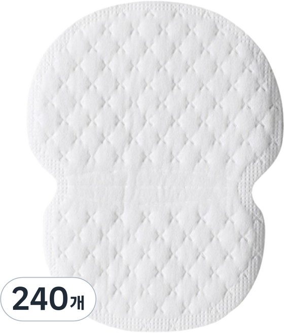 나인밸리 겨드랑이 겨땀 패드, 240개, 화이트