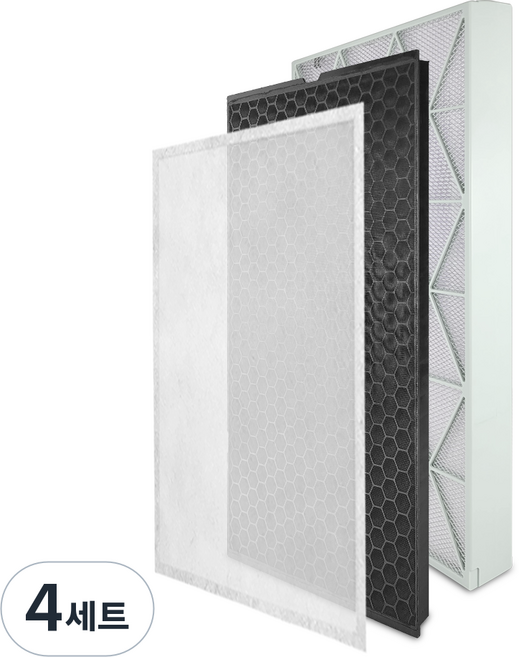 삼성 큐브 CFX-J170D 공기청정기 필터 세이퍼 4장, 4세트, J170D 세이퍼x4매
