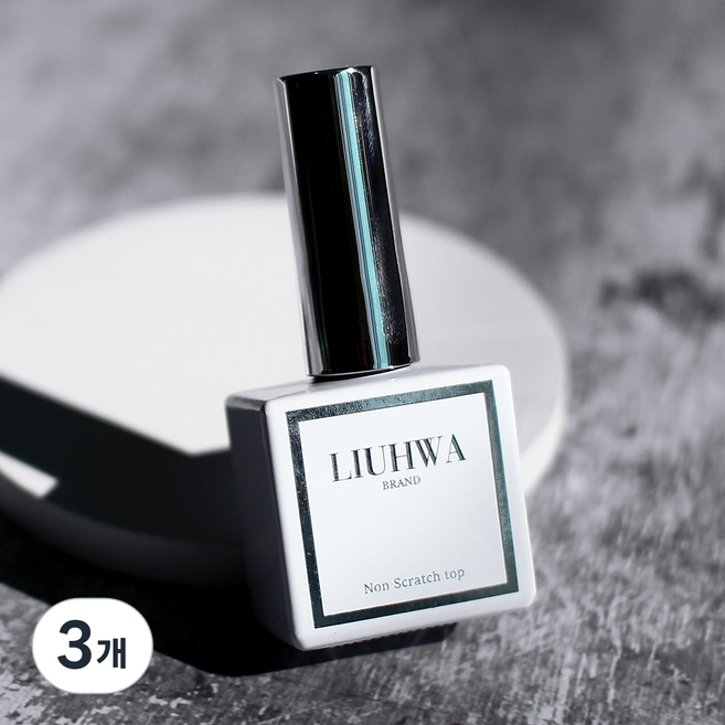 류화젤 논와이프 논스크래치 탑젤 미친광탑, 류화 광탑젤, 12ml, 3개