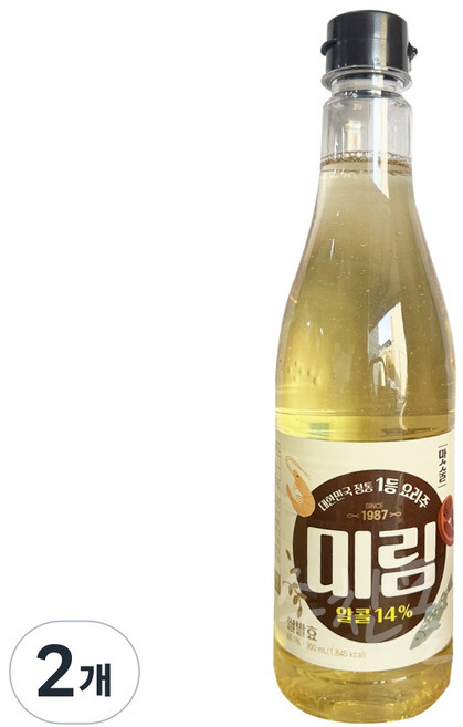 롯데 맛술 미림, 900ml, 2개