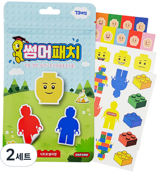 옥스포드 날벌레 썸머패치 73p 국산, 2세트, 옥스포드 썸머패치