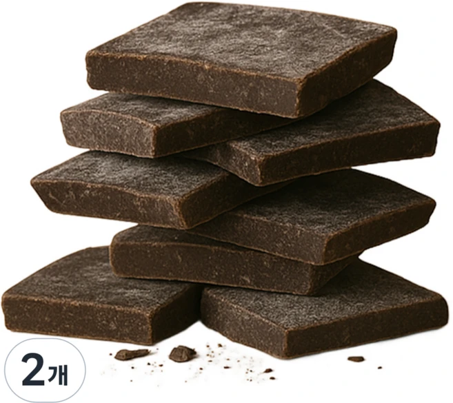 [프리미엄] 제로 무설탕 다크초콜릿 100% 건강한 간식, 2개, 500g - 쿠팡