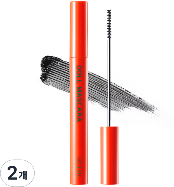 늘미 슬림픽스 인형 마스카라, 2개, 롱앤스키니