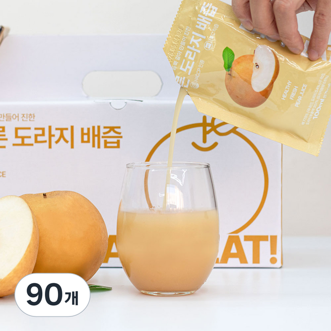 김재식박사의 저온착즙100% 더 진한 도라지배즙, 90개, 100ml