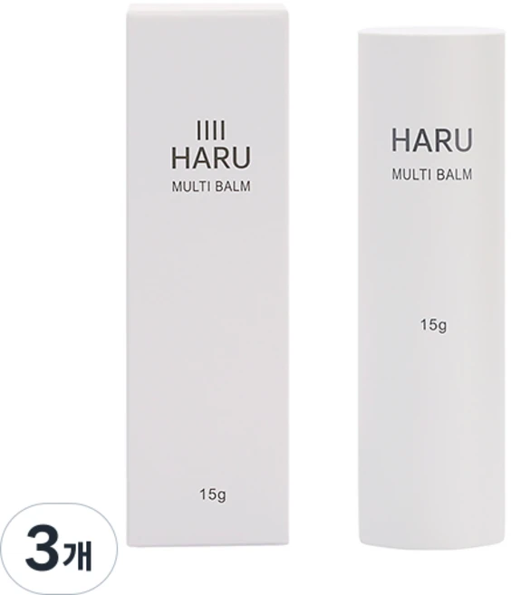 하루 멀티밤 침독 및 보습케어 스틱, 3개, 15g - 쿠팡