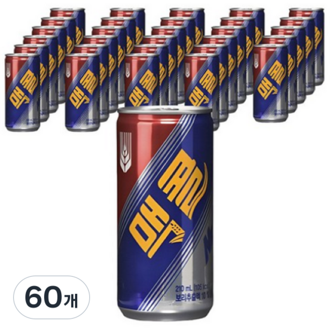 맥콜 탄산음료, 210ml, 60개