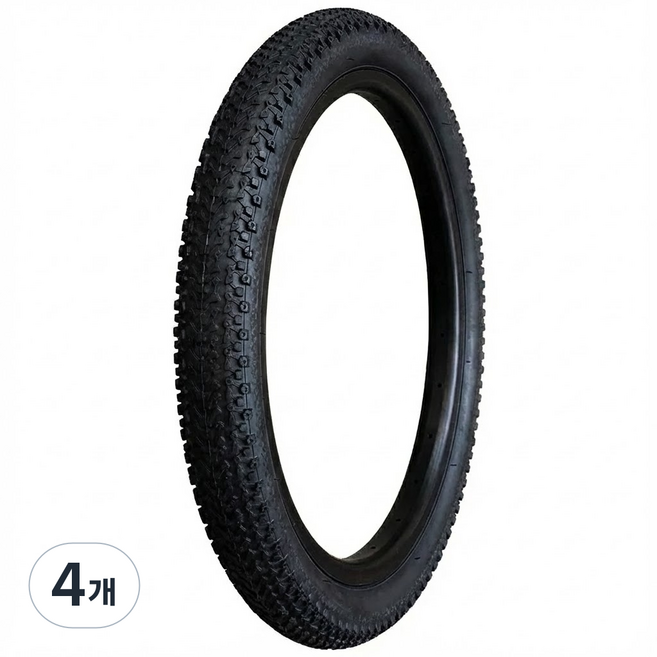 탑모아 켄다 타이어 20인치 K1177 산악형 고급 아동용 자전거 타이어 47-406, 4개