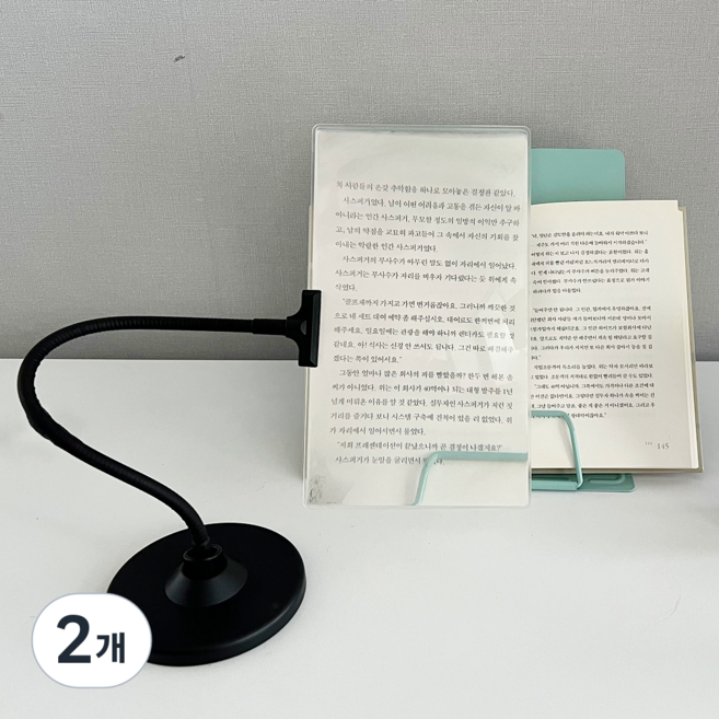 에크나 한눈에 다보기 확대경 독서용 돋보기, 2개, 4배율 프레넬렌즈