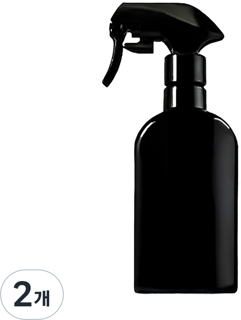 닥터보틀 바디 스프레이 분무기 300ml 룸 헤어 천연 공병, 2개, 300ml(유광/블랙)