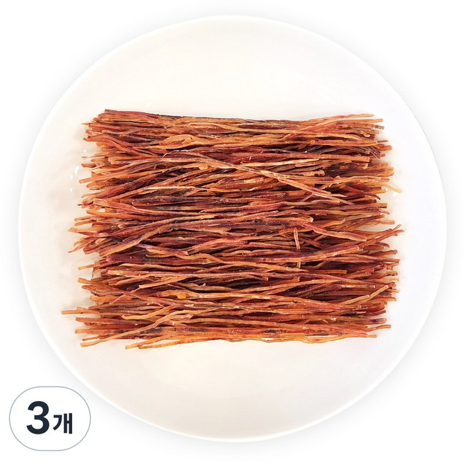 춘태유통 쫄깃한 오징어소면 맥주안주 아이간식, 3개, 150g