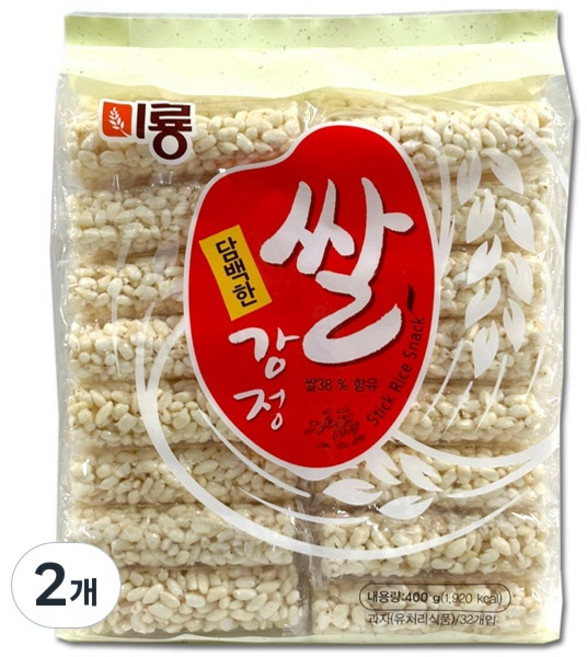 올따옴 옛날추억의 담백한 쌀강정 400g, 2개