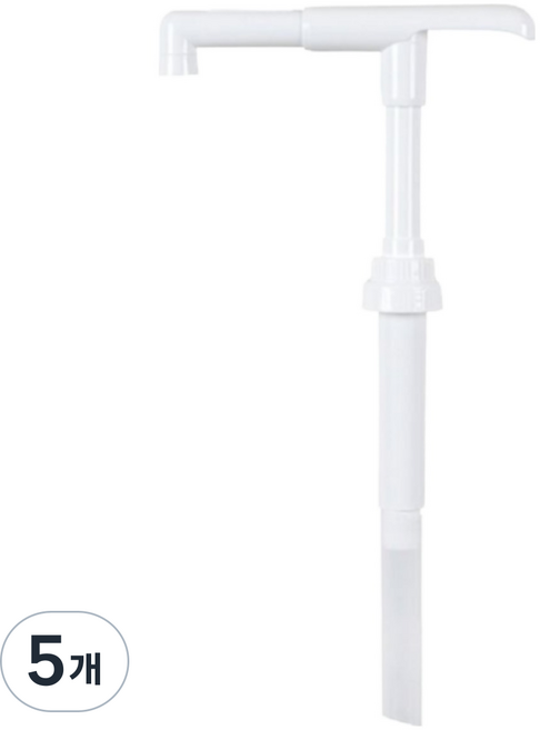 흘림방지 범용 소스펌프 기라델리 다빈치 토라니 런던브릭스, 화이트, 5개