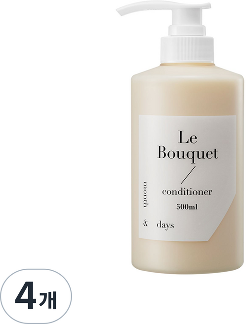 먼스앤데이즈 르 부케 컨디셔너, 500ml, 4개