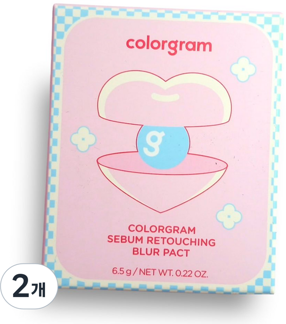 컬러그램 무결 창조 블러 팩트 (세범 리터칭 블러 팩트), 2개