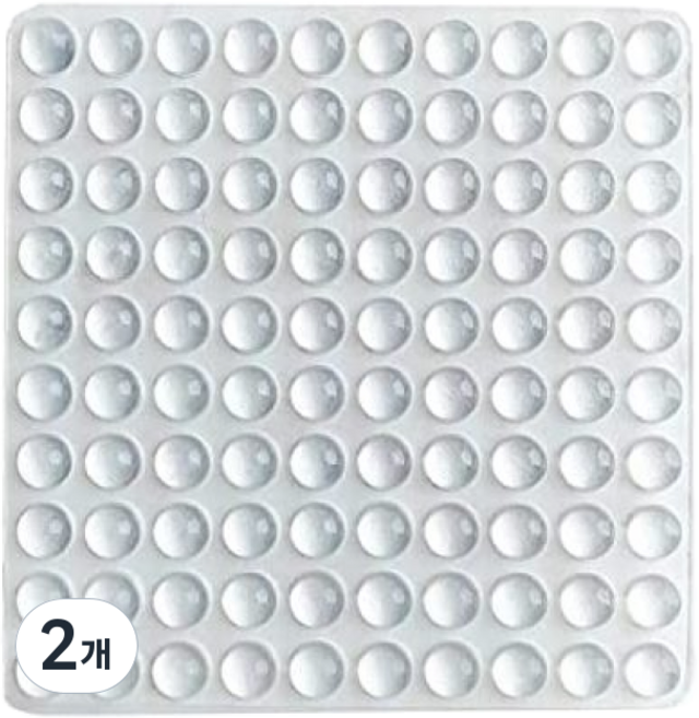 3M 밀림방지 충격흡수 소음방지 범퍼 스티커, 2개