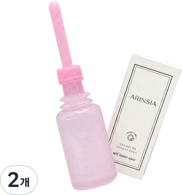 [의료기기] 아린시아 일회용 Y존 이너워시 질세정기, 2개, 120ml