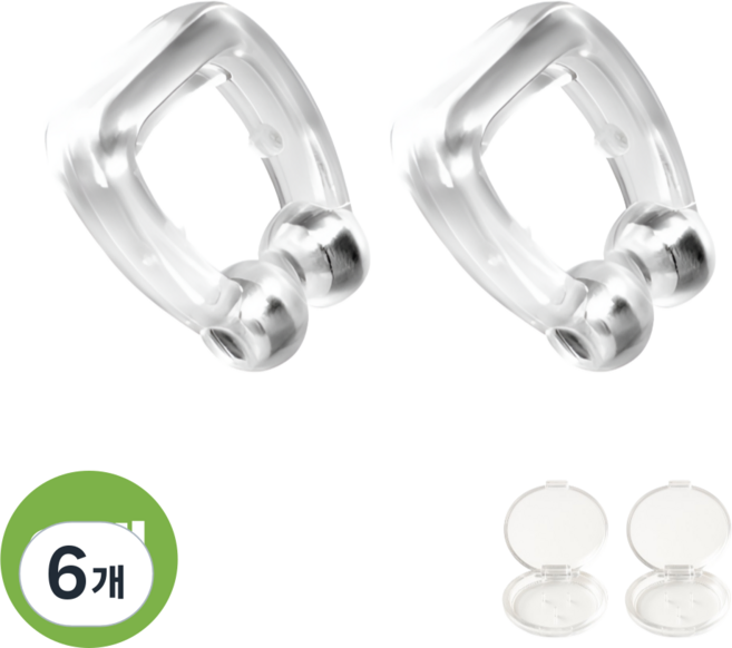 롬핏 마그네틱 코 클립, 6개
