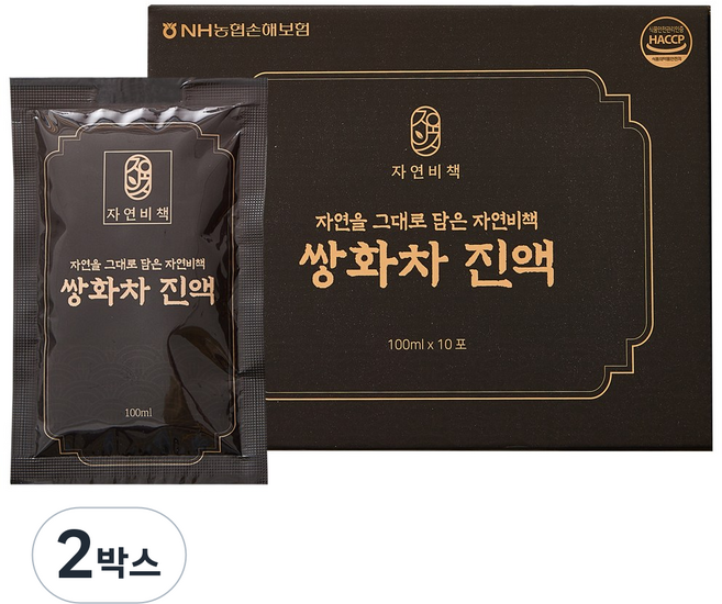 자연비책 진한 전통쌍화차, 2박스, 10개입, 100ml