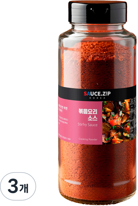 소스집 만능볶음소스 볶음용양념가루, 3개, 400g