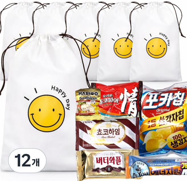 나나박스 해피데이 간식꾸러미, 12개, 1세트
