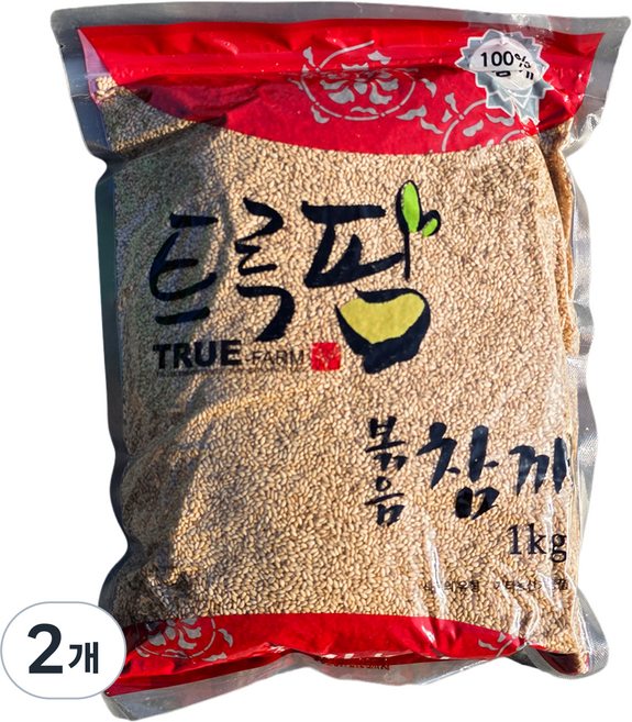 트루팜 업소용 대용량 가성비 볶음참깨, 2개, 1kg