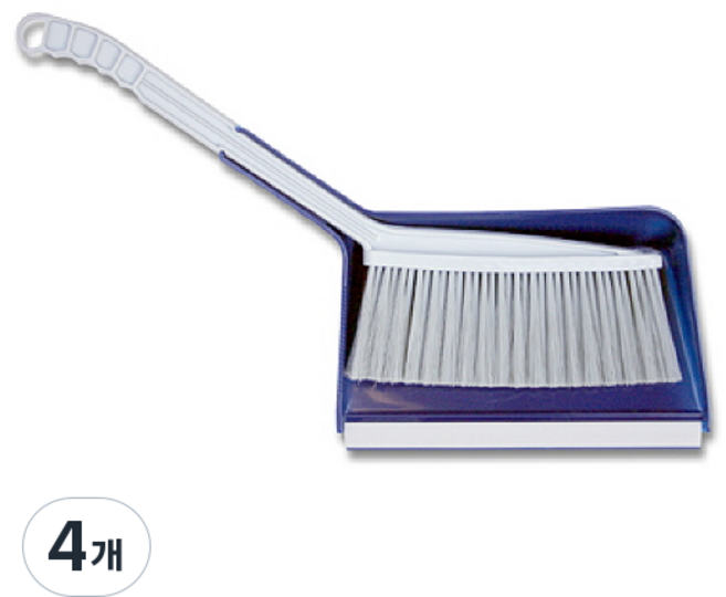 필굿리빙 좌식 빗자루 쓰레받기세트, 4개, 혼합색상