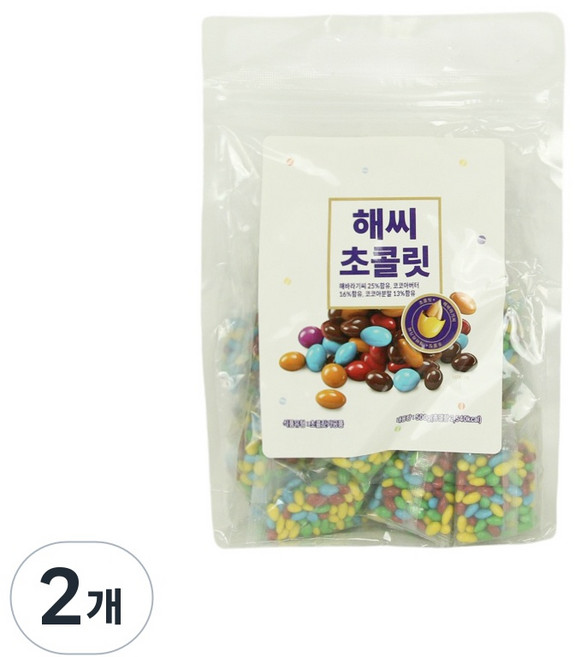 임박상품 대용량 해바라기씨 해씨 초콜릿, 500g, 2개