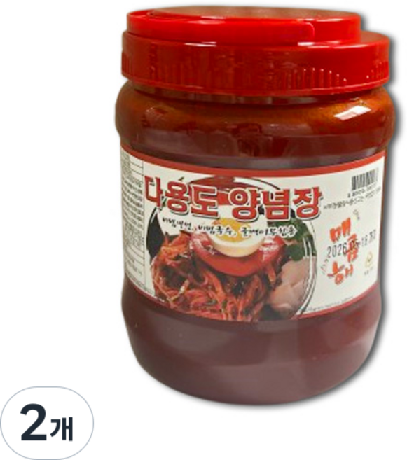 엠제이 다용도 양념장, 2kg, 2개
