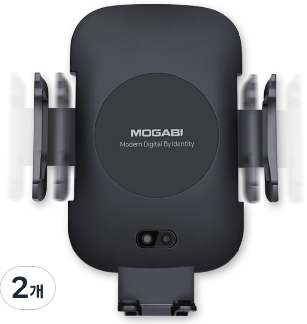 모가비 적외선 차량용 핸드폰 거치대 MOG-, 블랙, 2개