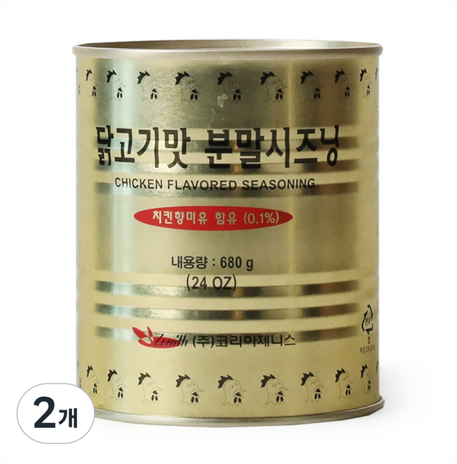 닭고기맛분말시즈닝, 680g, 2개