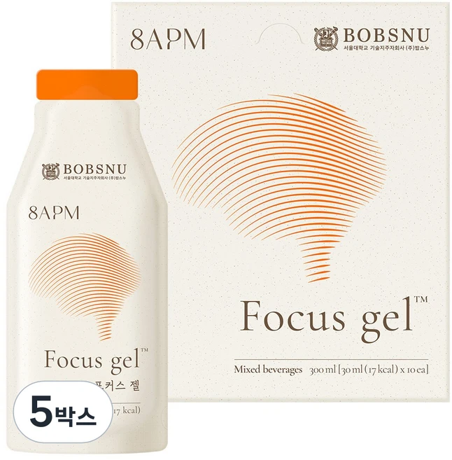 8APM 포커스 젤 갈랑갈 추출물, 5박스, 300ml - 쿠팡