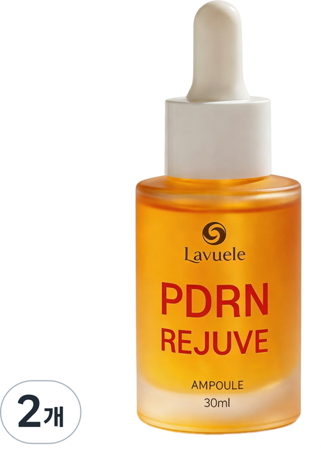라뷰엘 PDRN 5% 고함량 99% 고순도 펩타이드 탄력 앰플, 2개, 30ml