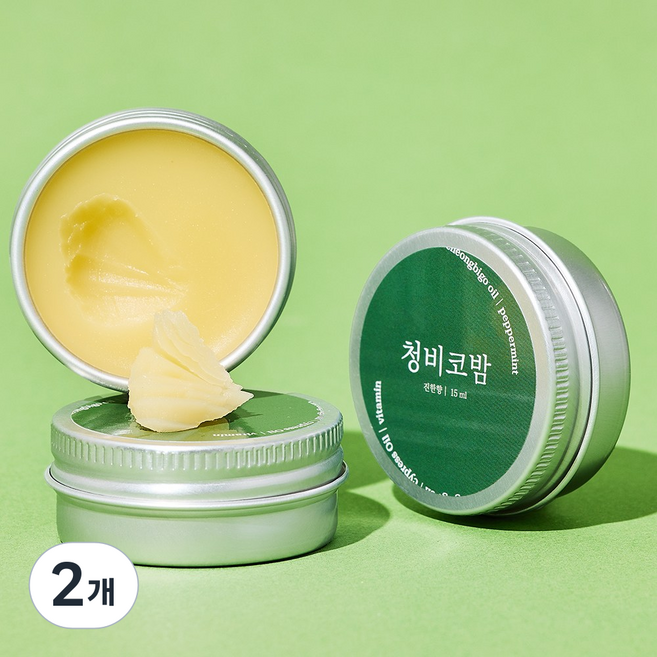 퇴근후오분 코밤 코크림 청비코밤 청비고 편백오일 크림, 순한 향, 2개