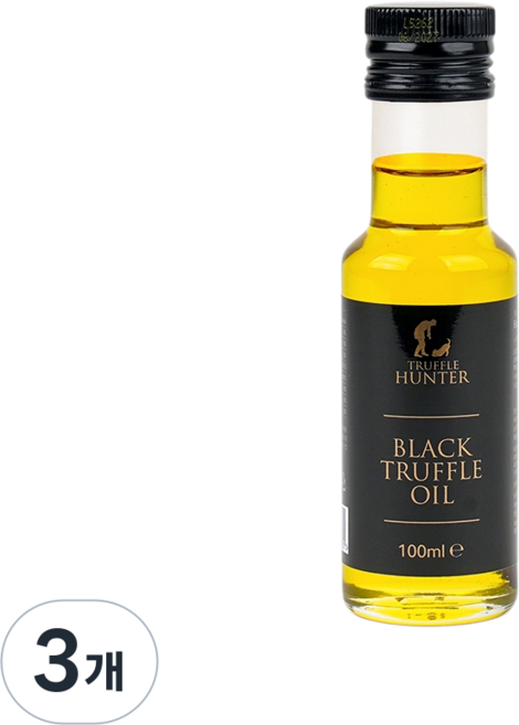 트러플헌터 블랙트러플 올리브오일 2배 농축 (실제 블랙트러플 함유), 100ml, 3개