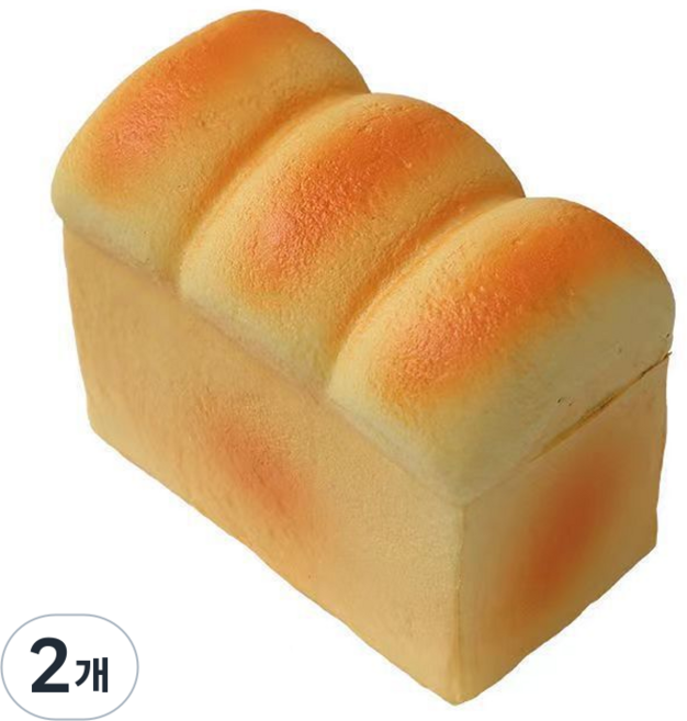 리빙릿 빵 말랑이 소금빵 스트레스 해소 스퀴시 쓸데없는 선물, 2개, 50g, 식빵