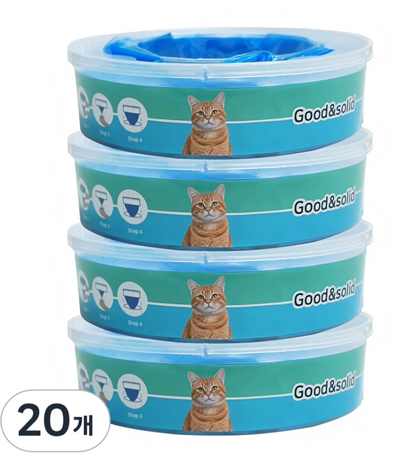 굿앤솔리드 리터락커 호환 리필봉투, 20개, 10L