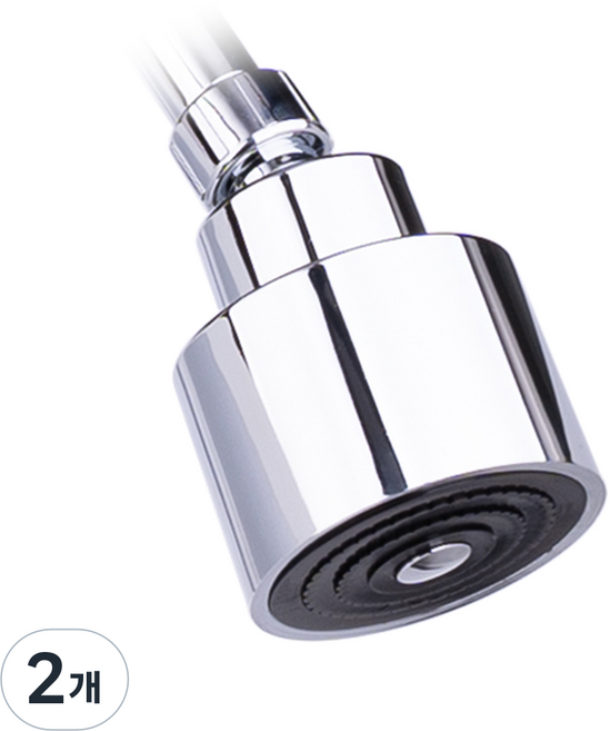 클린 입식 노출 대샤워 수전 노출헤드, 2개, 크롬