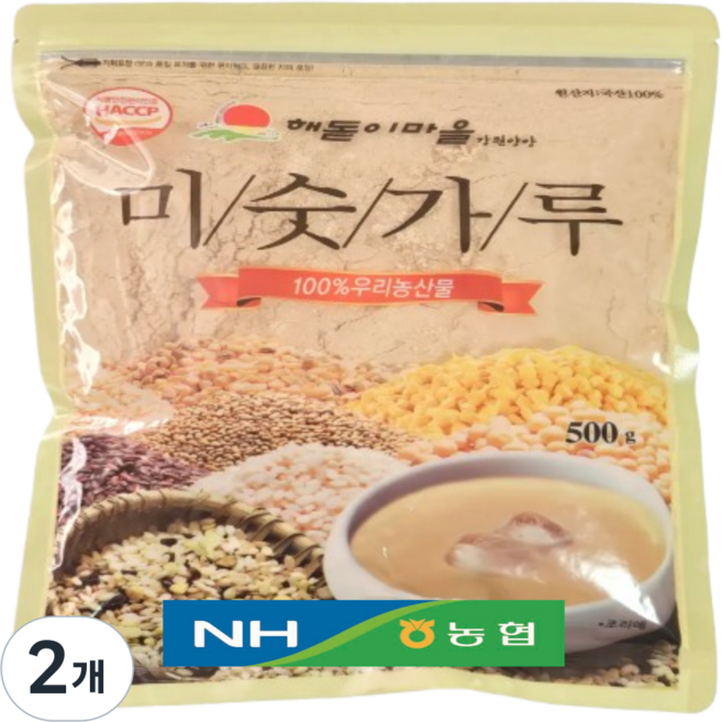 하조대농협 미숫가루, 2개, 500g