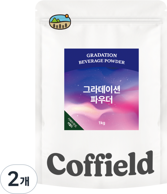 커필드 그라데이션 파우더, 2개, 1개입, 1kg, 1kg