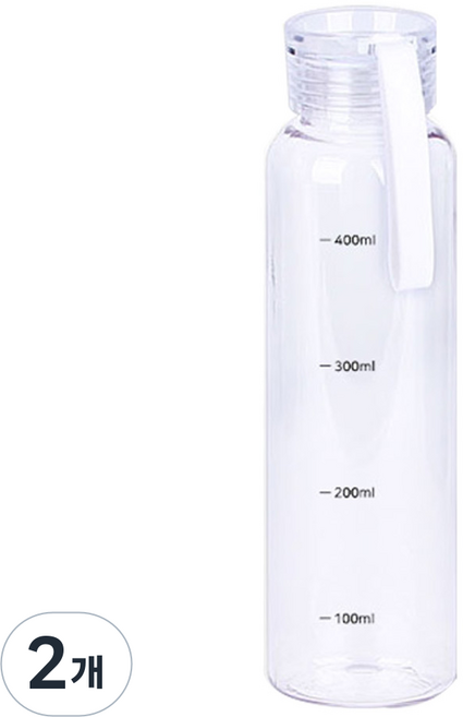 국산 밀크보틀 휴대용 물병 물통 등산 스포츠 에코젠 안심소재 BPA free, 2개, 500ml, 02 화이트500