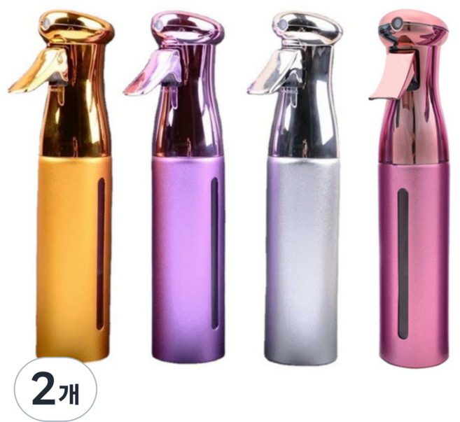 오지엘 만수르 미용실 헤어 분무기 소형, 2개, 퍼플