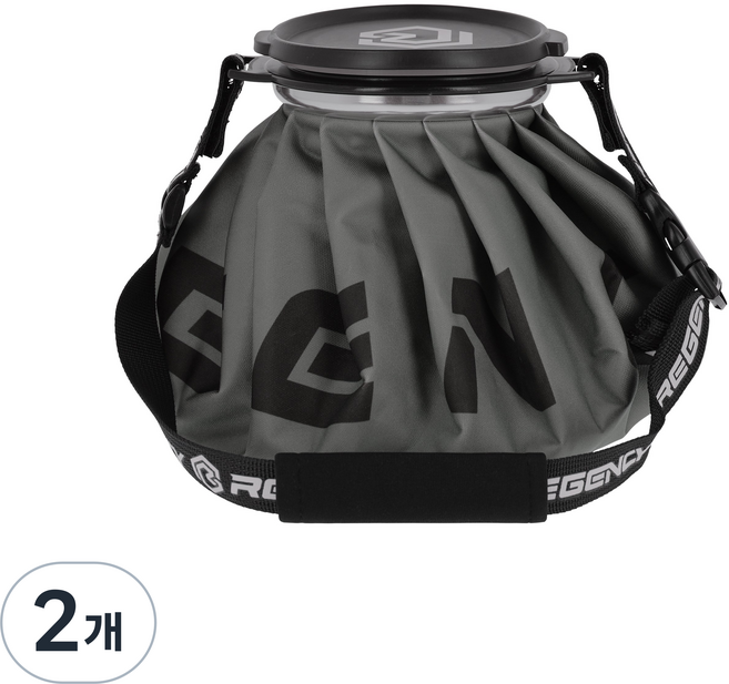 리젠시 프리미엄 골프 얼음주머니 물방울 안맺히는 결로방지 아이스팩 대형, 아이스차콜, 2개