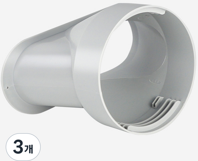 3초쿨 이동식 에어컨 칸막이 커넥터, 3개, 13cm/커넥터