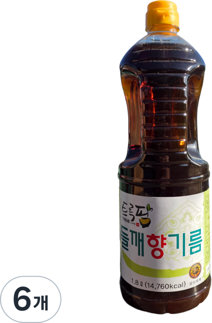 트루팜 업소용 대용량 가성비 들향기름(향미유 40%), 6개, 1.8L